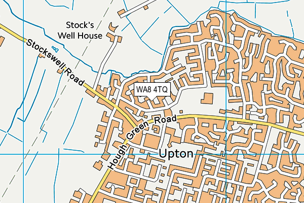 WA8 4TQ map - OS VectorMap District (Ordnance Survey) WA8 4TQ map - OS VectorMap District (Ordnance Survey)
