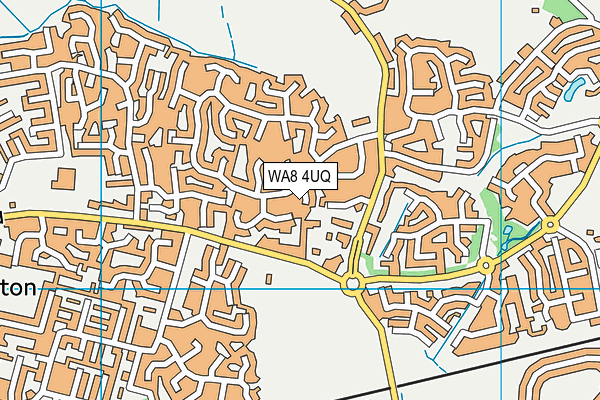 WA8 4UQ map - OS VectorMap District (Ordnance Survey) WA8 4UQ map - OS VectorMap District (Ordnance Survey)