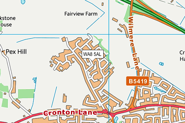 WA8 5AL map - OS VectorMap District (Ordnance Survey) WA8 5AL map - OS VectorMap District (Ordnance Survey)
