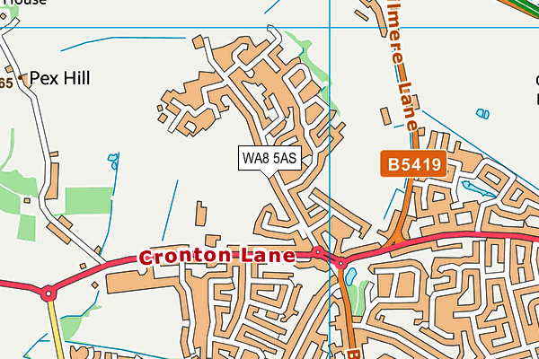 WA8 5AS map - OS VectorMap District (Ordnance Survey) WA8 5AS map - OS VectorMap District (Ordnance Survey)