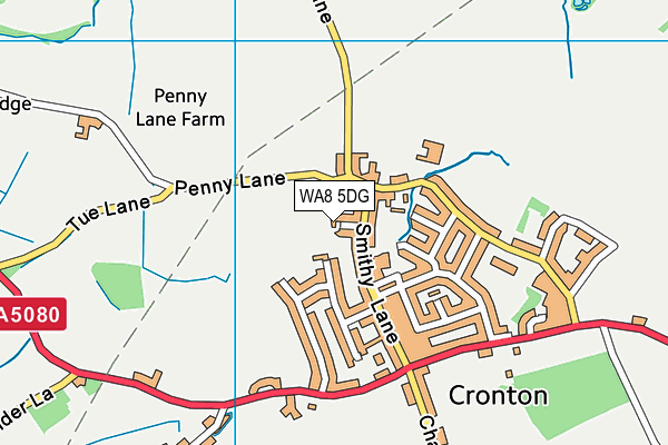 WA8 5DG map - OS VectorMap District (Ordnance Survey) WA8 5DG map - OS VectorMap District (Ordnance Survey)