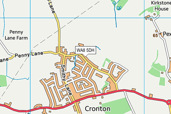 WA8 5DH map - OS VectorMap District (Ordnance Survey)