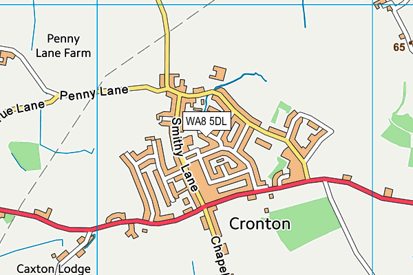 WA8 5DL map - OS VectorMap District (Ordnance Survey) WA8 5DL map - OS VectorMap District (Ordnance Survey)