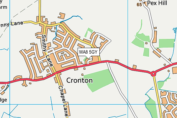 WA8 5GY map - OS VectorMap District (Ordnance Survey) WA8 5GY map - OS VectorMap District (Ordnance Survey)