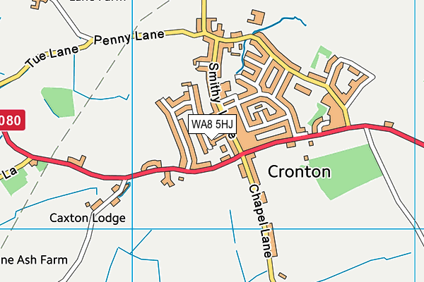 WA8 5HJ map - OS VectorMap District (Ordnance Survey) WA8 5HJ map - OS VectorMap District (Ordnance Survey)
