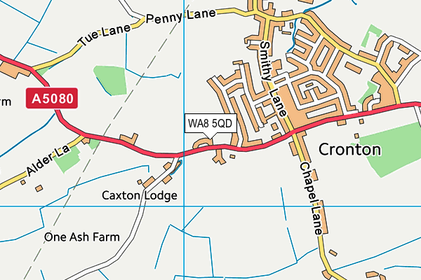 WA8 5QD map - OS VectorMap District (Ordnance Survey) WA8 5QD map - OS VectorMap District (Ordnance Survey)