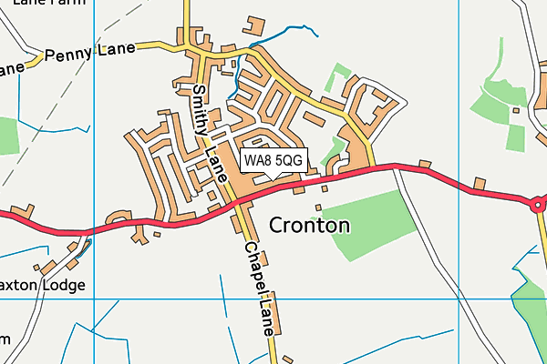 WA8 5QG map - OS VectorMap District (Ordnance Survey)