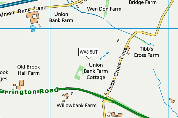 WA8 5UT map - OS VectorMap District (Ordnance Survey) WA8 5UT map - OS VectorMap District (Ordnance Survey)