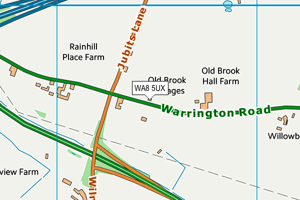 WA8 5UX map - OS VectorMap District (Ordnance Survey) WA8 5UX map - OS VectorMap District (Ordnance Survey)