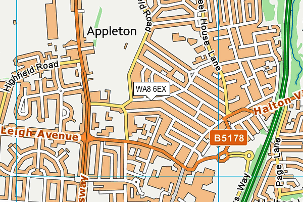 WA8 6EX map - OS VectorMap District (Ordnance Survey) WA8 6EX map - OS VectorMap District (Ordnance Survey)