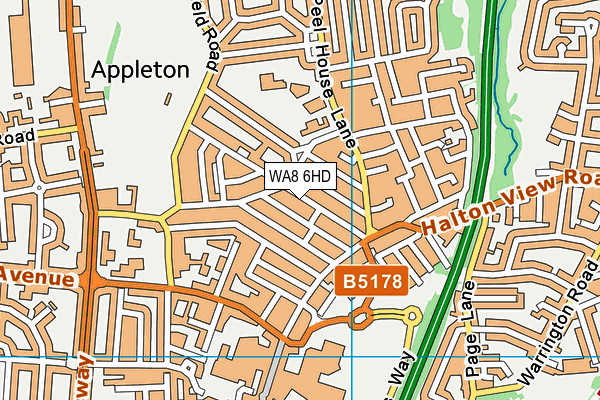 WA8 6HD map - OS VectorMap District (Ordnance Survey) WA8 6HD map - OS VectorMap District (Ordnance Survey)