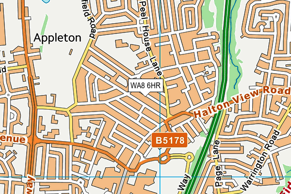 WA8 6HR map - OS VectorMap District (Ordnance Survey) WA8 6HR map - OS VectorMap District (Ordnance Survey)