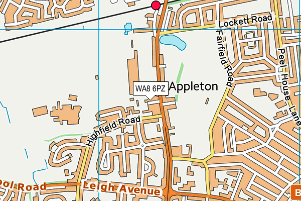 WA8 6PZ map - OS VectorMap District (Ordnance Survey) WA8 6PZ map - OS VectorMap District (Ordnance Survey)