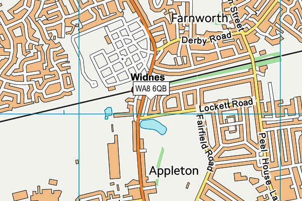 WA8 6QB map - OS VectorMap District (Ordnance Survey)