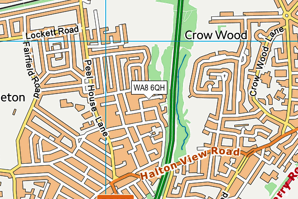 WA8 6QH map - OS VectorMap District (Ordnance Survey) WA8 6QH map - OS VectorMap District (Ordnance Survey)