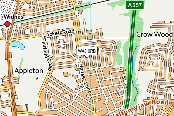 WA8 6RB map - OS VectorMap District (Ordnance Survey) WA8 6RB map - OS VectorMap District (Ordnance Survey)