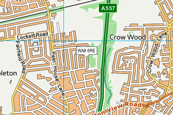 WA8 6RE map - OS VectorMap District (Ordnance Survey) WA8 6RE map - OS VectorMap District (Ordnance Survey)