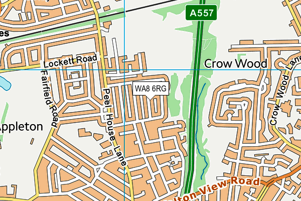 WA8 6RG map - OS VectorMap District (Ordnance Survey) WA8 6RG map - OS VectorMap District (Ordnance Survey)