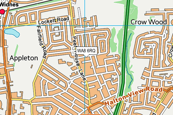 WA8 6RQ map - OS VectorMap District (Ordnance Survey) WA8 6RQ map - OS VectorMap District (Ordnance Survey)