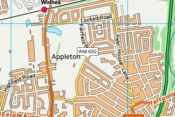 WA8 6SQ map - OS VectorMap District (Ordnance Survey) WA8 6SQ map - OS VectorMap District (Ordnance Survey)