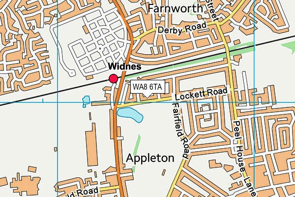 WA8 6TA map - OS VectorMap District (Ordnance Survey) WA8 6TA map - OS VectorMap District (Ordnance Survey)