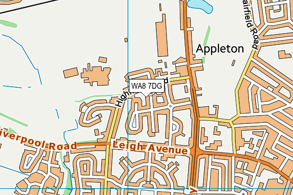 WA8 7DG map - OS VectorMap District (Ordnance Survey) WA8 7DG map - OS VectorMap District (Ordnance Survey)