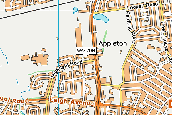 WA8 7DH map - OS VectorMap District (Ordnance Survey) WA8 7DH map - OS VectorMap District (Ordnance Survey)