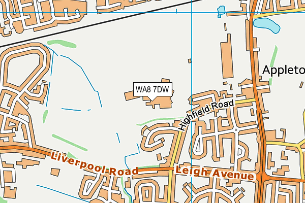 WA8 7DW map - OS VectorMap District (Ordnance Survey) WA8 7DW map - OS VectorMap District (Ordnance Survey)