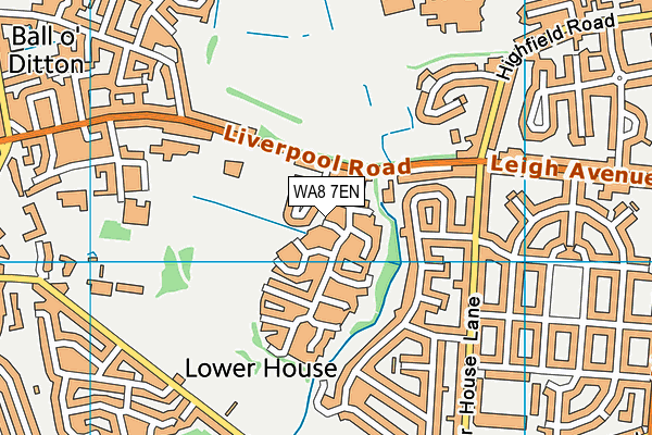 WA8 7EN map - OS VectorMap District (Ordnance Survey) WA8 7EN map - OS VectorMap District (Ordnance Survey)