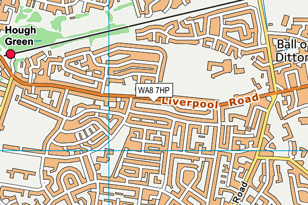 WA8 7HP map - OS VectorMap District (Ordnance Survey) WA8 7HP map - OS VectorMap District (Ordnance Survey)