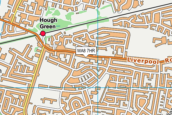 WA8 7HR map - OS VectorMap District (Ordnance Survey) WA8 7HR map - OS VectorMap District (Ordnance Survey)