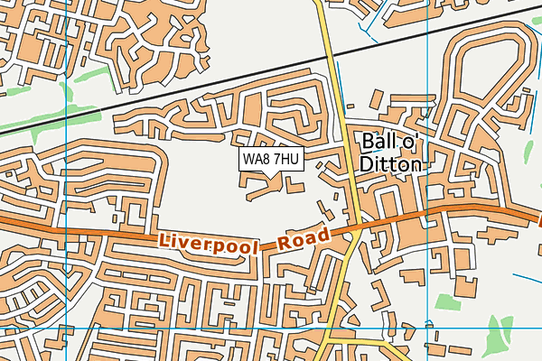WA8 7HU map - OS VectorMap District (Ordnance Survey) WA8 7HU map - OS VectorMap District (Ordnance Survey)