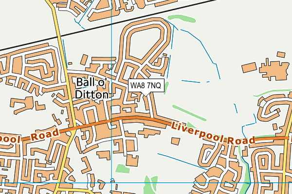 WA8 7NQ map - OS VectorMap District (Ordnance Survey) WA8 7NQ map - OS VectorMap District (Ordnance Survey)
