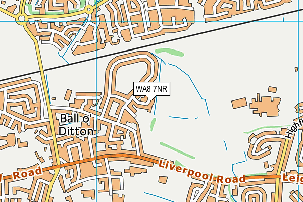 WA8 7NR map - OS VectorMap District (Ordnance Survey) WA8 7NR map - OS VectorMap District (Ordnance Survey)