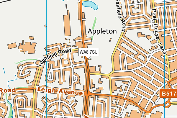 WA8 7SU map - OS VectorMap District (Ordnance Survey) WA8 7SU map - OS VectorMap District (Ordnance Survey)