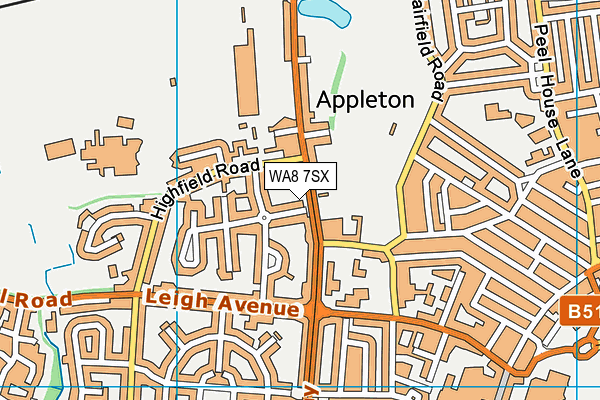 WA8 7SX map - OS VectorMap District (Ordnance Survey) WA8 7SX map - OS VectorMap District (Ordnance Survey)