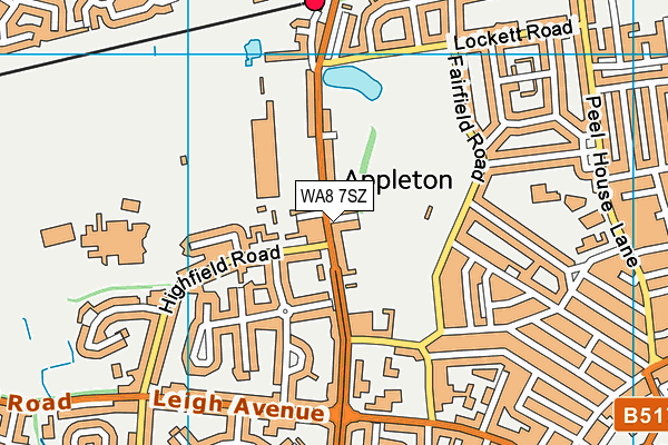 WA8 7SZ map - OS VectorMap District (Ordnance Survey) WA8 7SZ map - OS VectorMap District (Ordnance Survey)
