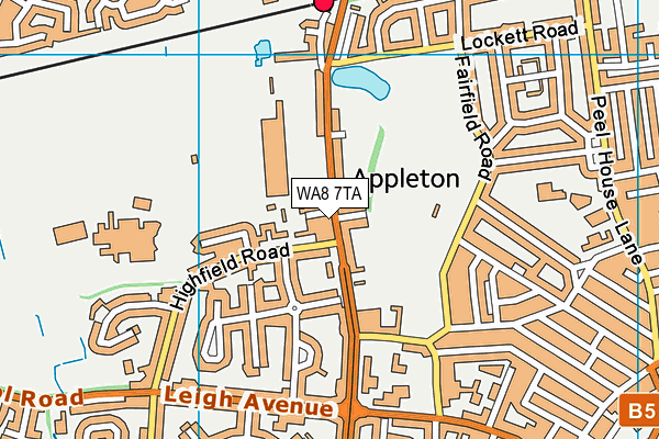 WA8 7TA map - OS VectorMap District (Ordnance Survey) WA8 7TA map - OS VectorMap District (Ordnance Survey)