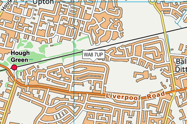 WA8 7UP map - OS VectorMap District (Ordnance Survey) WA8 7UP map - OS VectorMap District (Ordnance Survey)