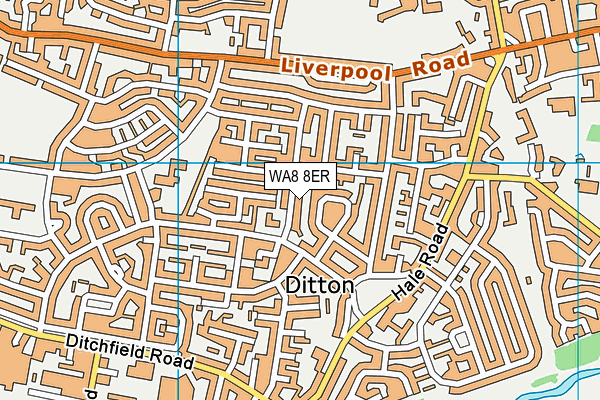 WA8 8ER map - OS VectorMap District (Ordnance Survey) WA8 8ER map - OS VectorMap District (Ordnance Survey)