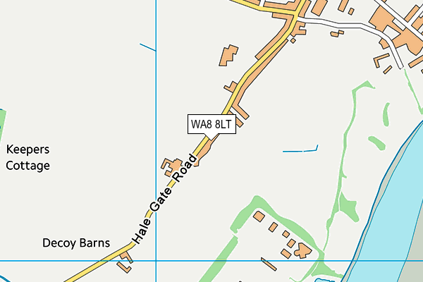 WA8 8LT map - OS VectorMap District (Ordnance Survey) WA8 8LT map - OS VectorMap District (Ordnance Survey)