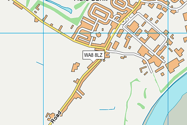WA8 8LZ map - OS VectorMap District (Ordnance Survey) WA8 8LZ map - OS VectorMap District (Ordnance Survey)