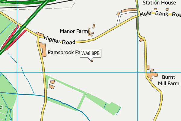 WA8 8PB map - OS VectorMap District (Ordnance Survey) WA8 8PB map - OS VectorMap District (Ordnance Survey)