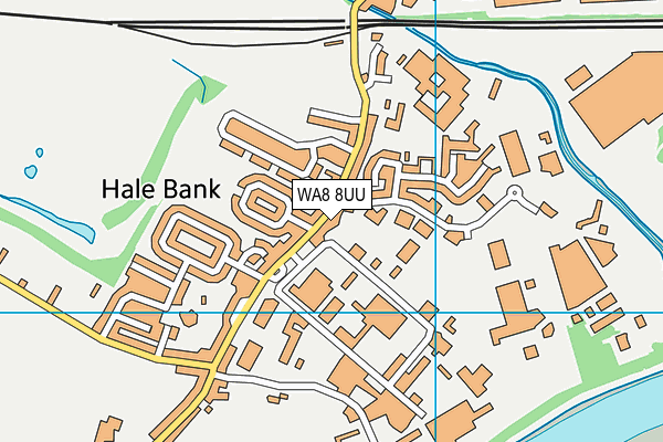 WA8 8UU map - OS VectorMap District (Ordnance Survey) WA8 8UU map - OS VectorMap District (Ordnance Survey)