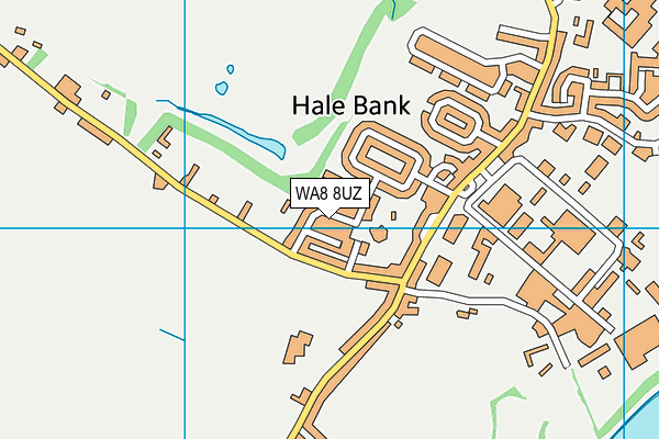 WA8 8UZ map - OS VectorMap District (Ordnance Survey) WA8 8UZ map - OS VectorMap District (Ordnance Survey)