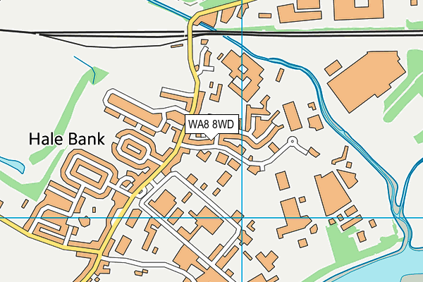 WA8 8WD map - OS VectorMap District (Ordnance Survey) WA8 8WD map - OS VectorMap District (Ordnance Survey)