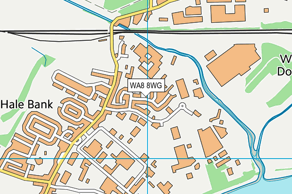 WA8 8WG map - OS VectorMap District (Ordnance Survey) WA8 8WG map - OS VectorMap District (Ordnance Survey)