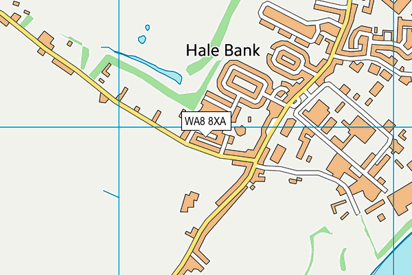 WA8 8XA map - OS VectorMap District (Ordnance Survey) WA8 8XA map - OS VectorMap District (Ordnance Survey)