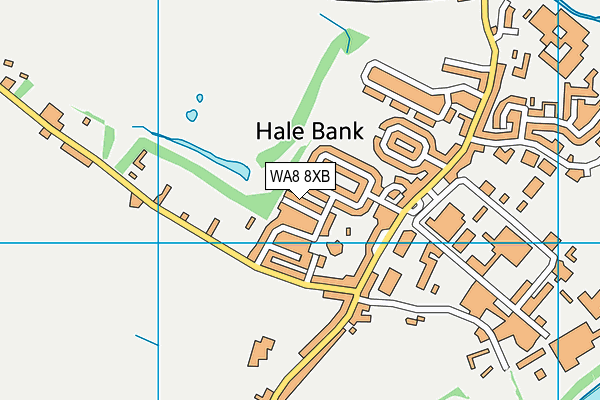 WA8 8XB map - OS VectorMap District (Ordnance Survey) WA8 8XB map - OS VectorMap District (Ordnance Survey)