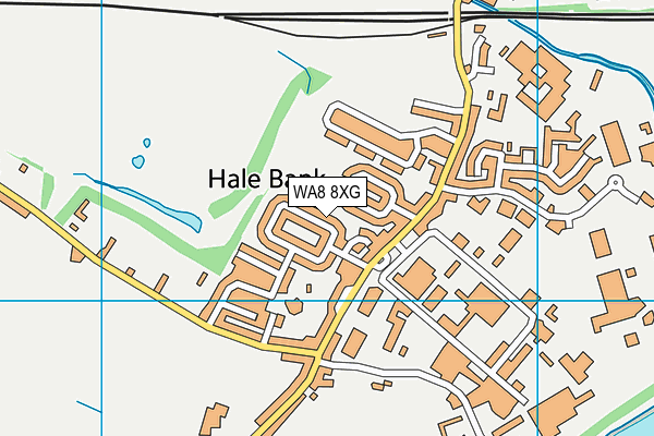 WA8 8XG map - OS VectorMap District (Ordnance Survey) WA8 8XG map - OS VectorMap District (Ordnance Survey)